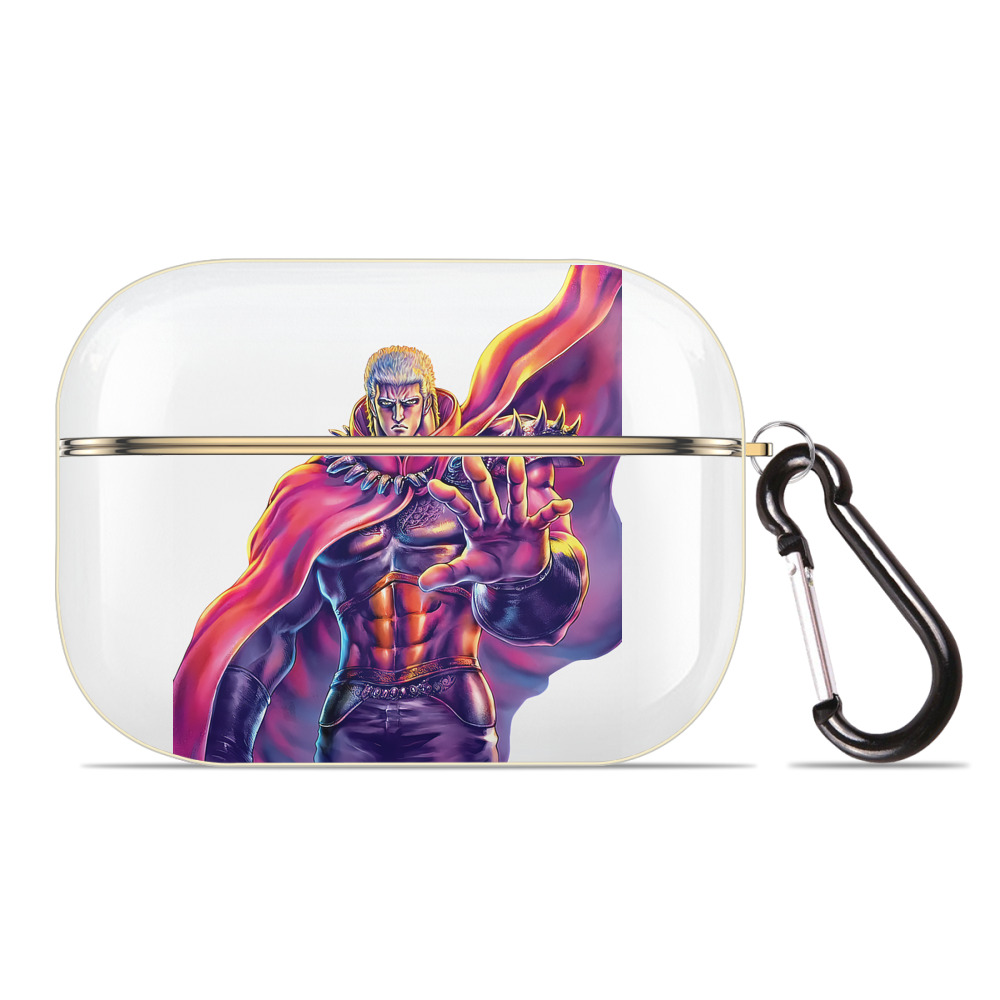 （画像用） 北斗の拳 Fist of the North Star 【AirPods Pro用】ハードシェル保護ケース｜耐衝撃・防指紋・カラビナ付き商品仕様