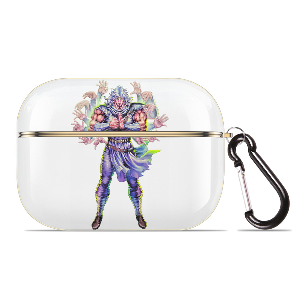 （画像用） 北斗の拳 Fist of the North Star 【AirPods Pro用】ハードシェル保護ケース｜耐衝撃・防指紋・カラビナ付き商品仕様