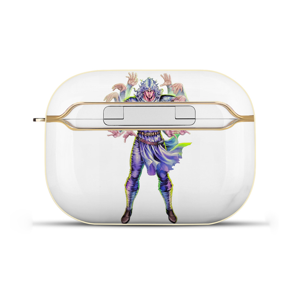 （画像用） 北斗の拳 Fist of the North Star 【AirPods Pro用】ハードシェル保護ケース｜耐衝撃・防指紋・カラビナ付き商品仕様