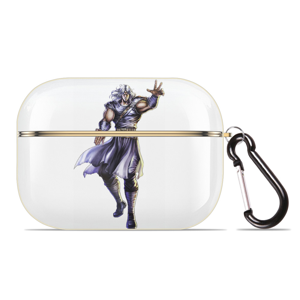 （画像用） 北斗の拳 Fist of the North Star 【AirPods Pro用】ハードシェル保護ケース｜耐衝撃・防指紋・カラビナ付き商品仕様