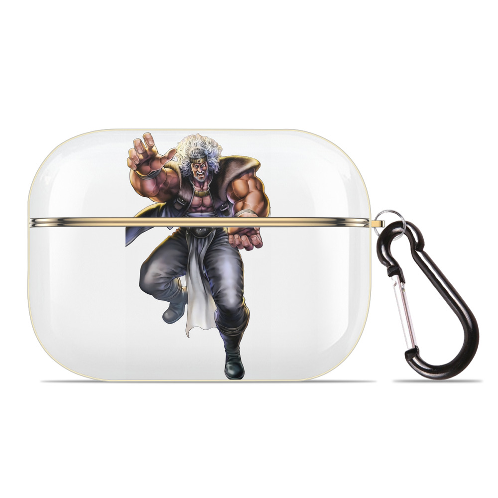 （画像用） 北斗の拳 Fist of the North Star 【AirPods Pro用】ハードシェル保護ケース｜耐衝撃・防指紋・カラビナ付き商品仕様