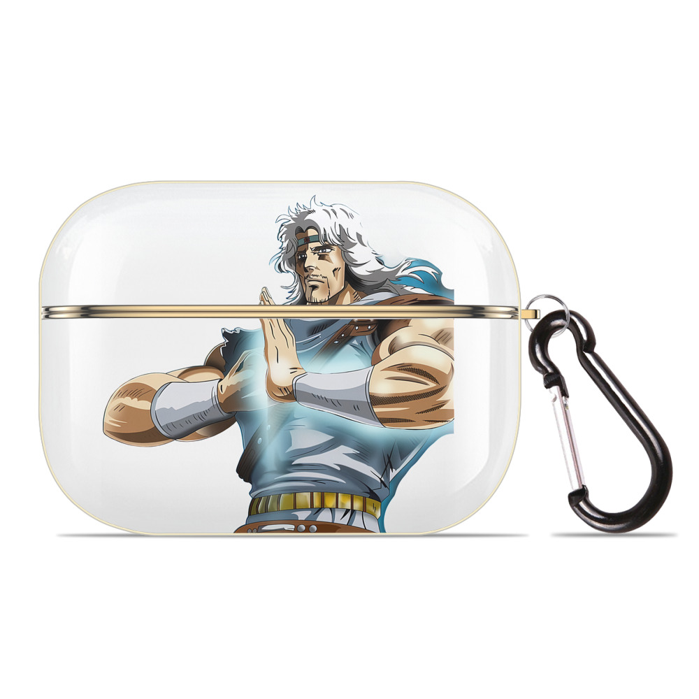 （画像用） 北斗の拳 Fist of the North Star 【AirPods Pro用】ハードシェル保護ケース｜耐衝撃・防指紋・カラビナ付き商品仕様