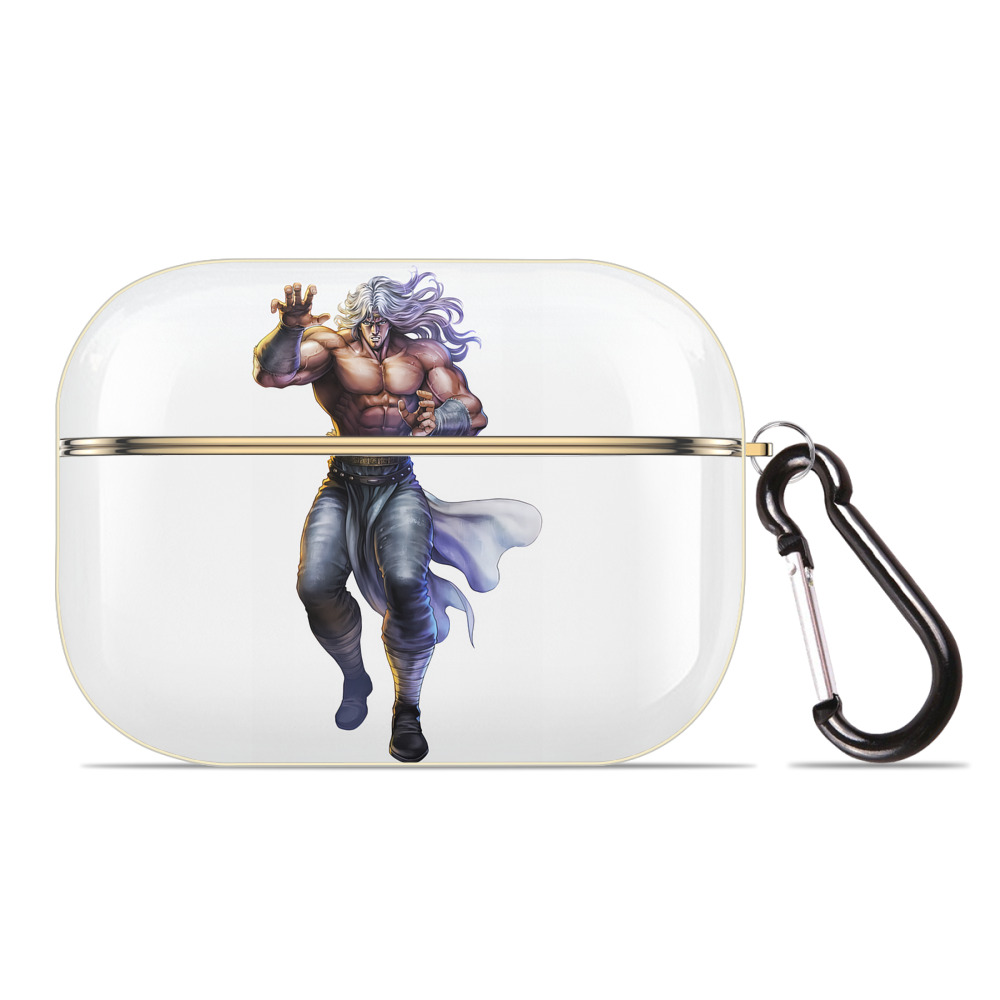 （画像用） 北斗の拳 Fist of the North Star 【AirPods Pro用】ハードシェル保護ケース｜耐衝撃・防指紋・カラビナ付き商品仕様