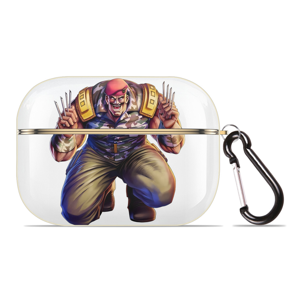 （画像用） 北斗の拳 Fist of the North Star 【AirPods Pro用】ハードシェル保護ケース｜耐衝撃・防指紋・カラビナ付き商品仕様