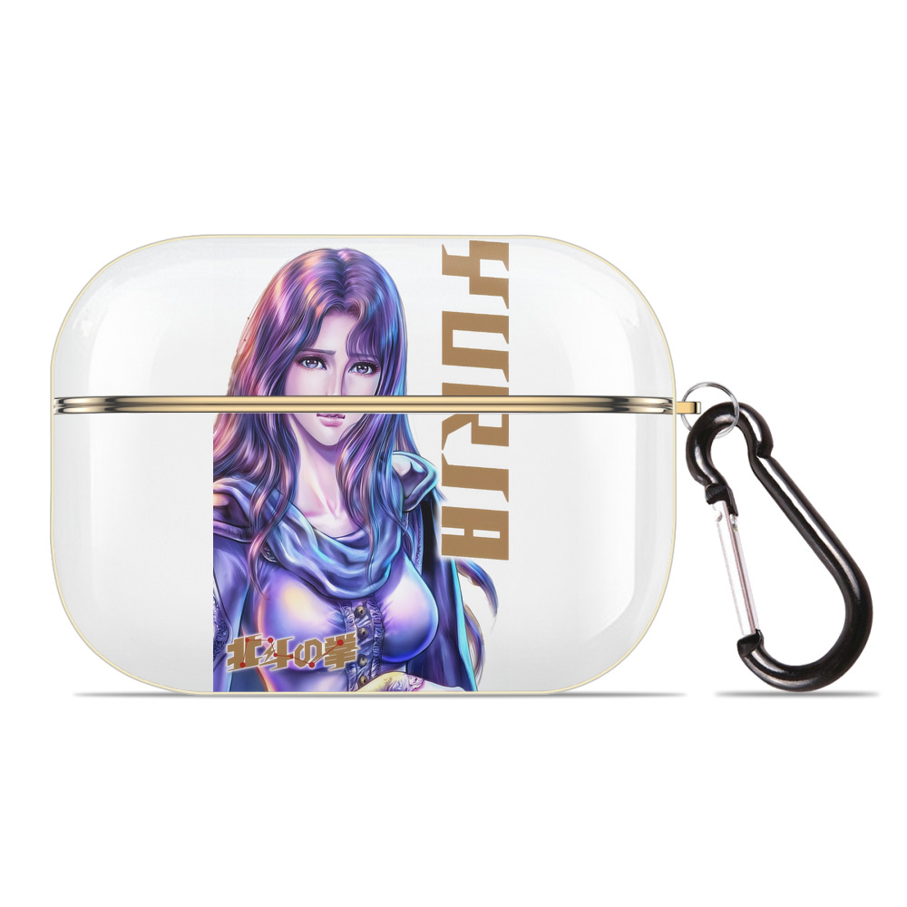 （画像用） 北斗の拳 Fist of the North Star 【AirPods Pro用】ハードシェル保護ケース｜耐衝撃・防指紋・カラビナ付き商品仕様