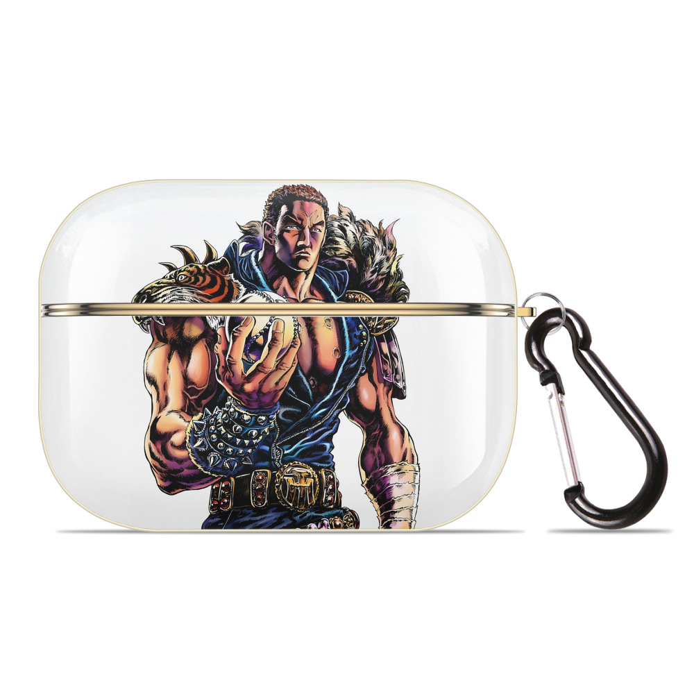 （画像用） 北斗の拳 Fist of the North Star 【AirPods Pro用】ハードシェル保護ケース｜耐衝撃・防指紋・カラビナ付き商品仕様