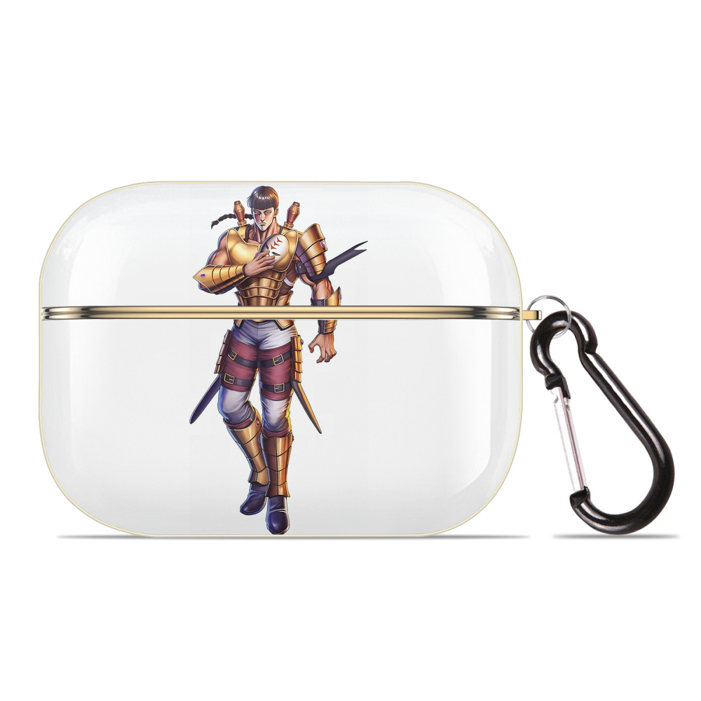 （画像用） 北斗の拳 Fist of the North Star 【AirPods Pro用】ハードシェル保護ケース｜耐衝撃・防指紋・カラビナ付き商品仕様