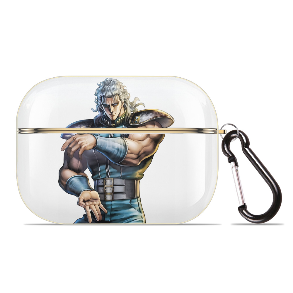 （画像用） 北斗の拳 Fist of the North Star 【AirPods Pro用】ハードシェル保護ケース｜耐衝撃・防指紋・カラビナ付き商品仕様