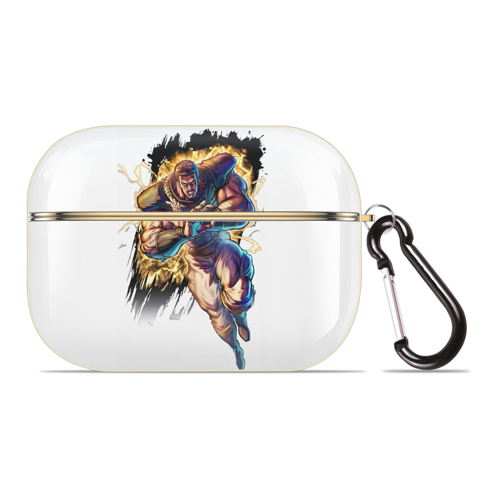 （画像用） 北斗の拳 Fist of the North Star 【AirPods Pro用】ハードシェル保護ケース｜耐衝撃・防指紋・カラビナ付き商品仕様