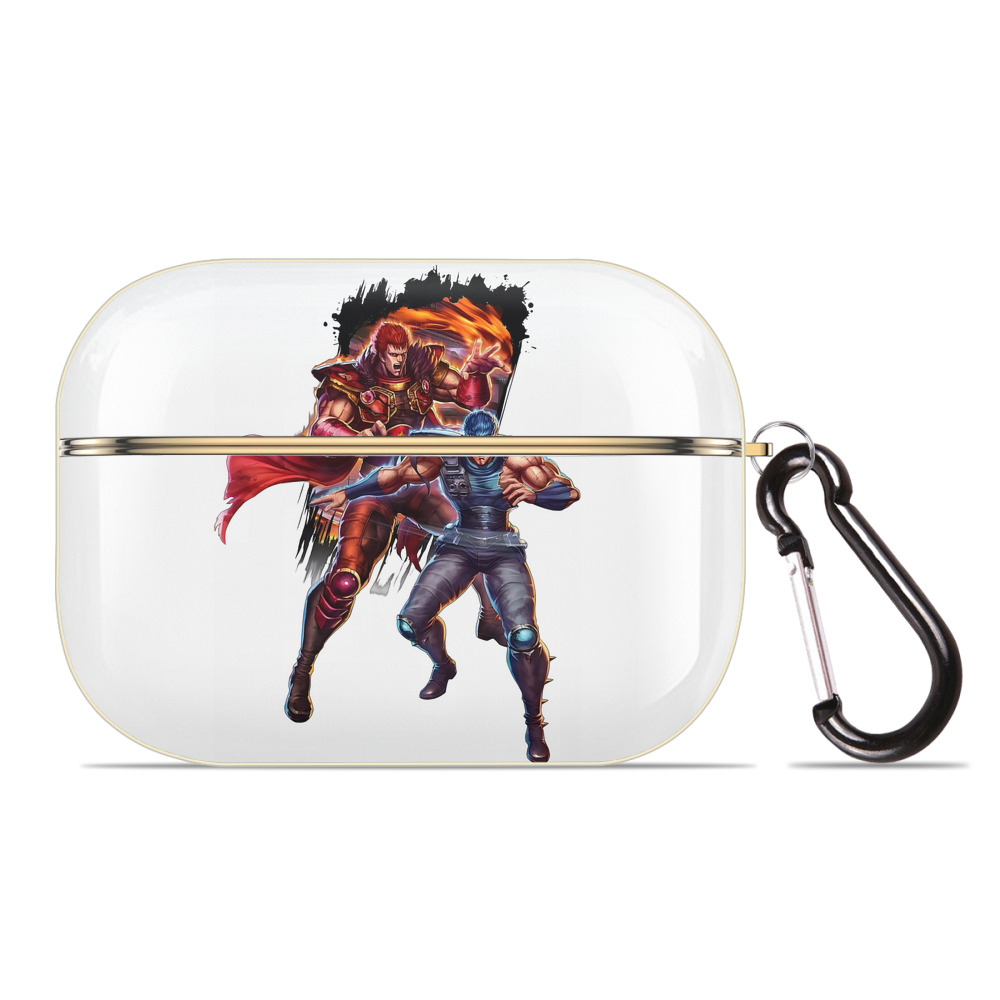 （画像用） 北斗の拳 Fist of the North Star 【AirPods Pro用】ハードシェル保護ケース｜耐衝撃・防指紋・カラビナ付き商品仕様
