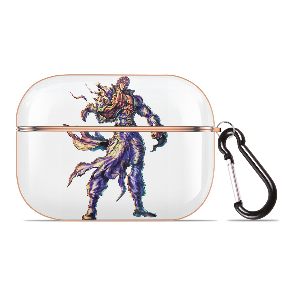 （画像用） 北斗の拳 Fist of the North Star 【AirPods Pro用】ハードシェル保護ケース｜耐衝撃・防指紋・カラビナ付き商品仕様