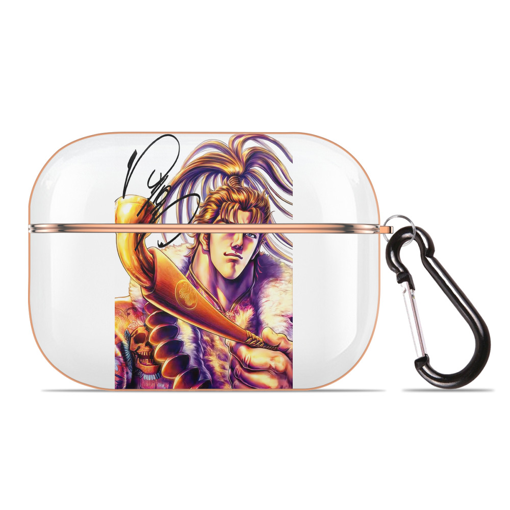 （画像用） 北斗の拳 Fist of the North Star 【AirPods Pro用】ハードシェル保護ケース｜耐衝撃・防指紋・カラビナ付き商品仕様