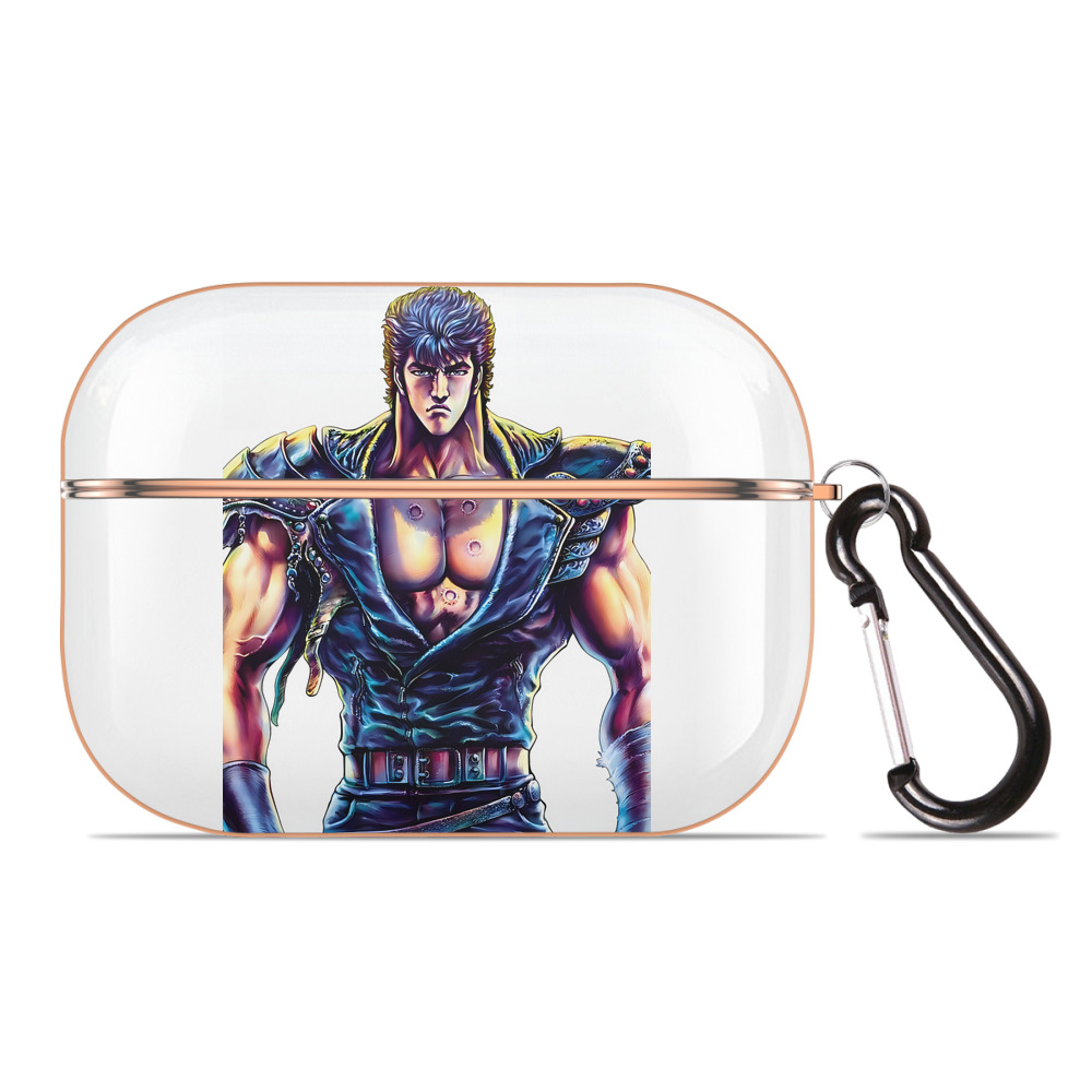 （画像用） 北斗の拳 Fist of the North Star 【AirPods Pro用】ハードシェル保護ケース｜耐衝撃・防指紋・カラビナ付き商品仕様