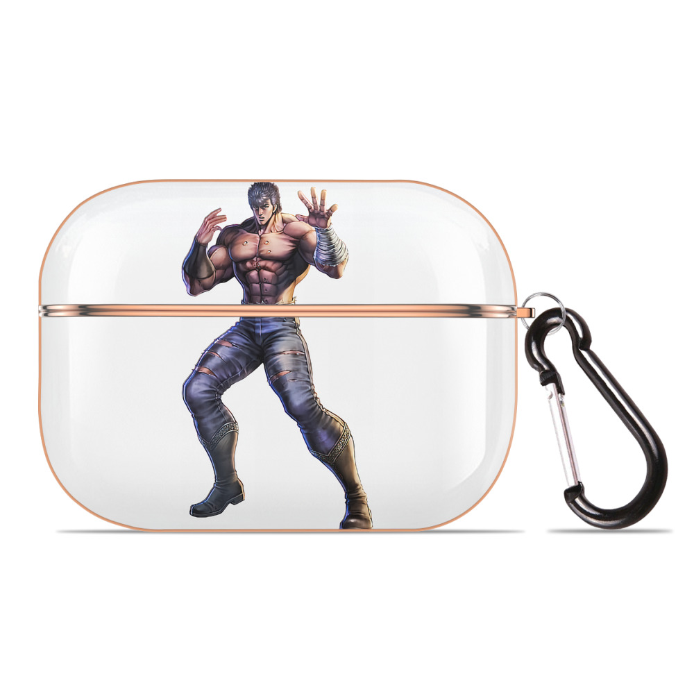（画像用） 北斗の拳 Fist of the North Star 【AirPods Pro用】ハードシェル保護ケース｜耐衝撃・防指紋・カラビナ付き商品仕様
