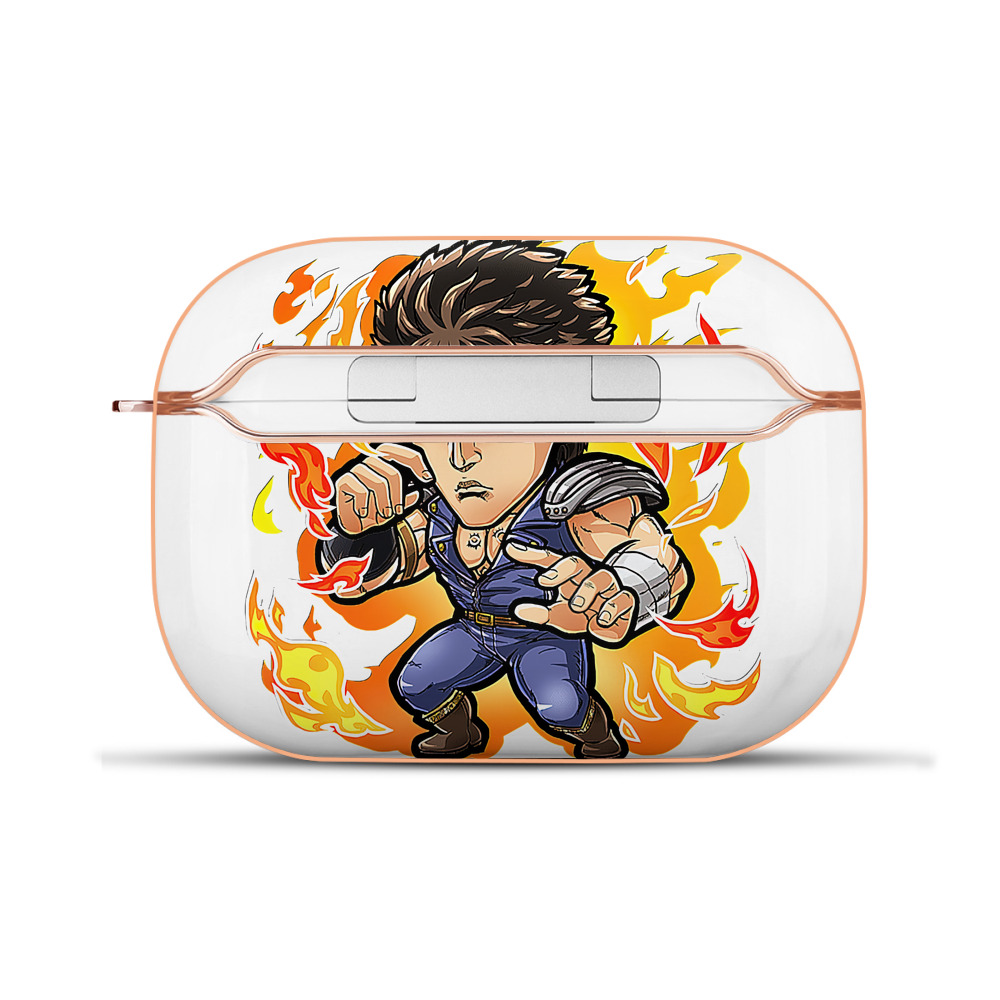 （画像用） 北斗の拳 Fist of the North Star 【AirPods Pro用】ハードシェル保護ケース｜耐衝撃・防指紋・カラビナ付き商品仕様