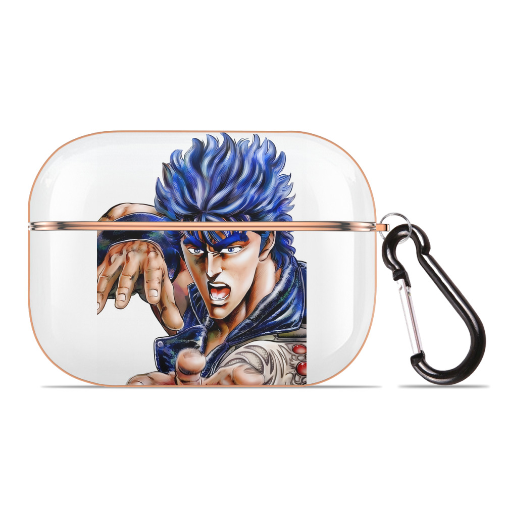（画像用） 北斗の拳 Fist of the North Star 【AirPods Pro用】ハードシェル保護ケース｜耐衝撃・防指紋・カラビナ付き商品仕様