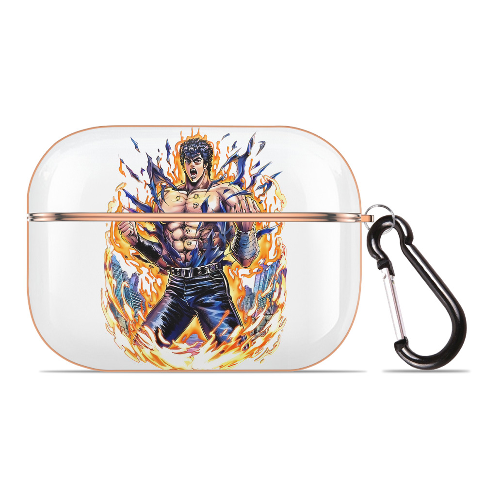 （画像用） 北斗の拳 Fist of the North Star 【AirPods Pro用】ハードシェル保護ケース｜耐衝撃・防指紋・カラビナ付き商品仕様