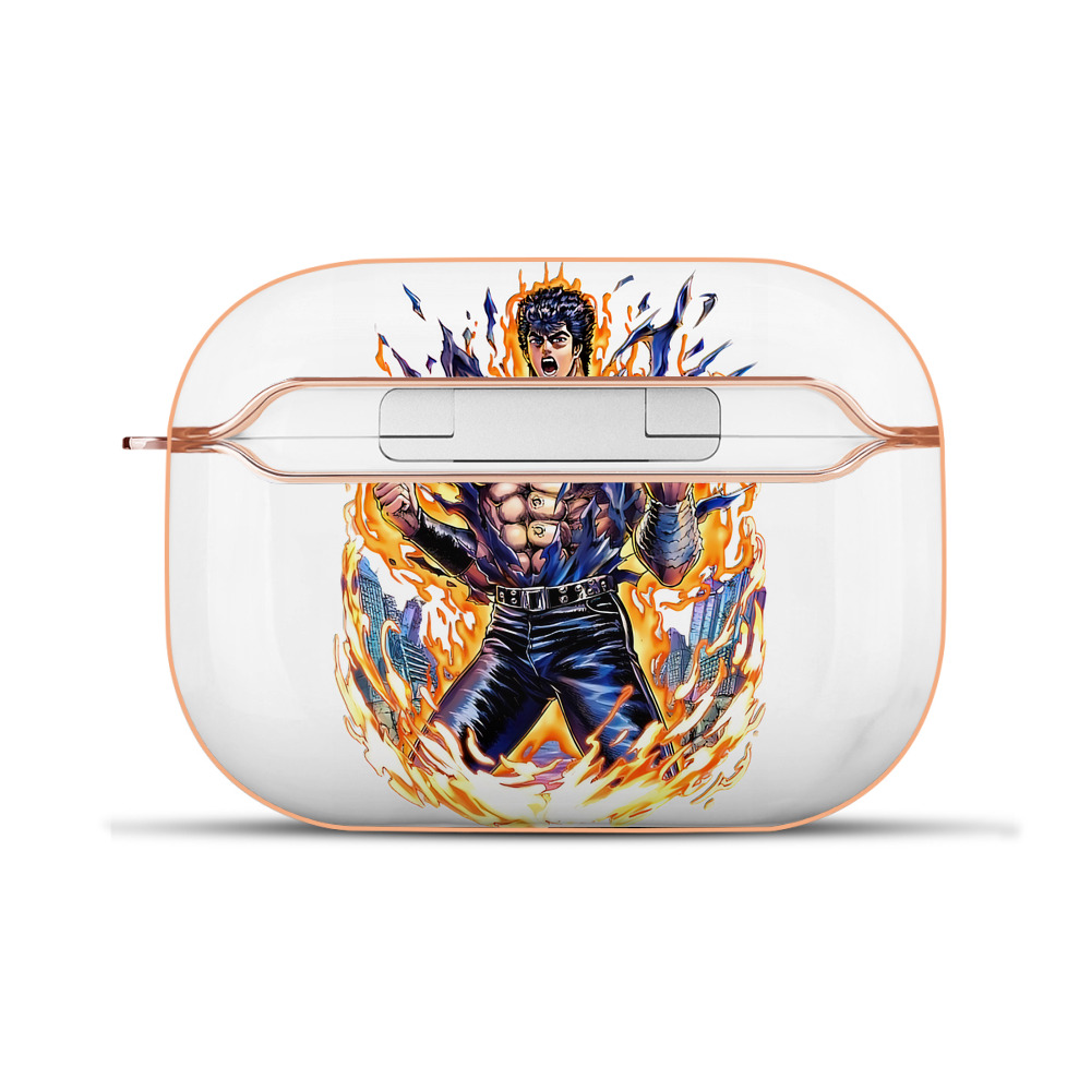 （画像用） 北斗の拳 Fist of the North Star 【AirPods Pro用】ハードシェル保護ケース｜耐衝撃・防指紋・カラビナ付き商品仕様