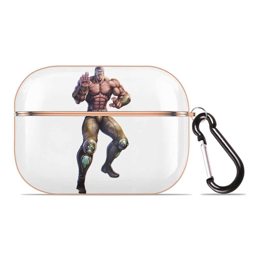 （画像用） 北斗の拳 Fist of the North Star 【AirPods Pro用】ハードシェル保護ケース｜耐衝撃・防指紋・カラビナ付き商品仕様
