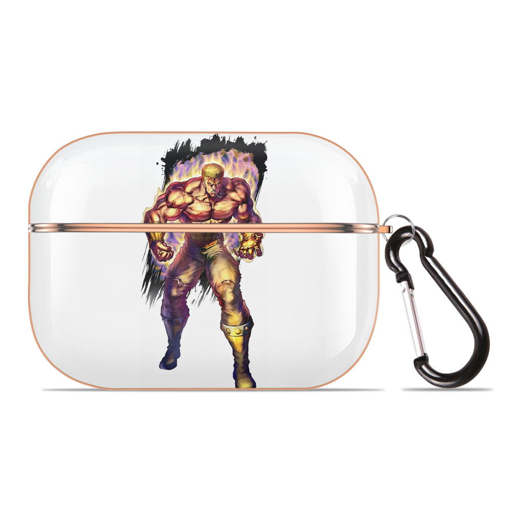 （画像用） 北斗の拳 Fist of the North Star 【AirPods Pro用】ハードシェル保護ケース｜耐衝撃・防指紋・カラビナ付き商品仕様