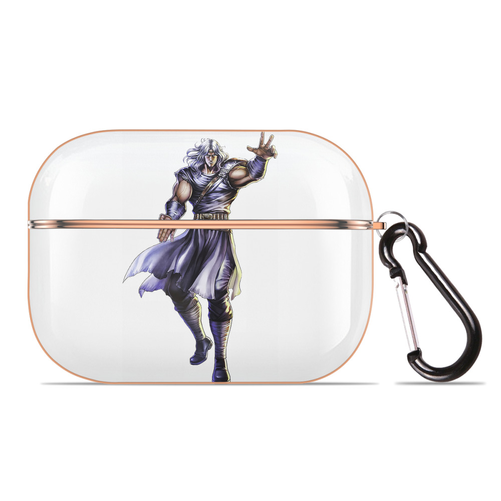 （画像用） 北斗の拳 Fist of the North Star 【AirPods Pro用】ハードシェル保護ケース｜耐衝撃・防指紋・カラビナ付き商品仕様