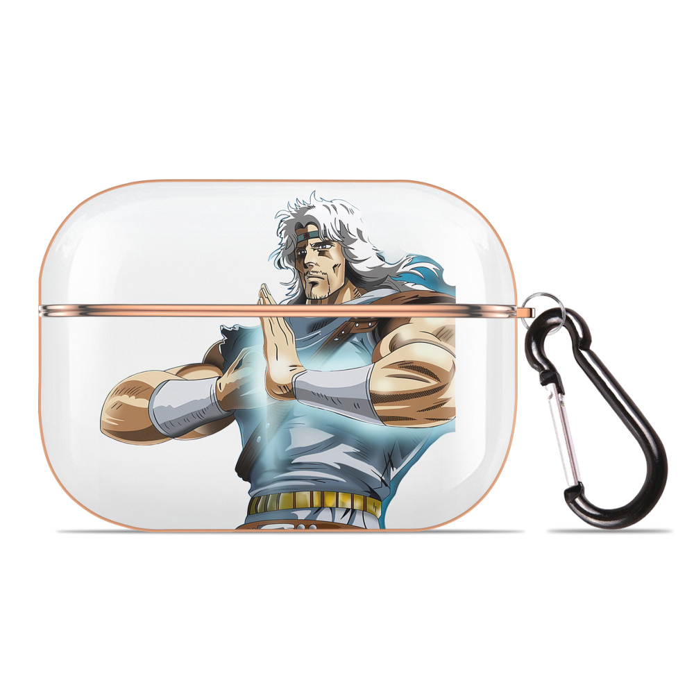 （画像用） 北斗の拳 Fist of the North Star 【AirPods Pro用】ハードシェル保護ケース｜耐衝撃・防指紋・カラビナ付き商品仕様