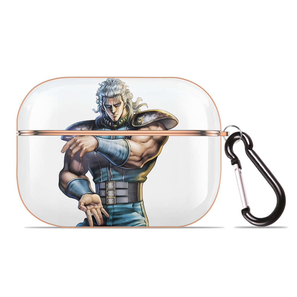 （画像用） 北斗の拳 Fist of the North Star 【AirPods Pro用】ハードシェル保護ケース｜耐衝撃・防指紋・カラビナ付き商品仕様