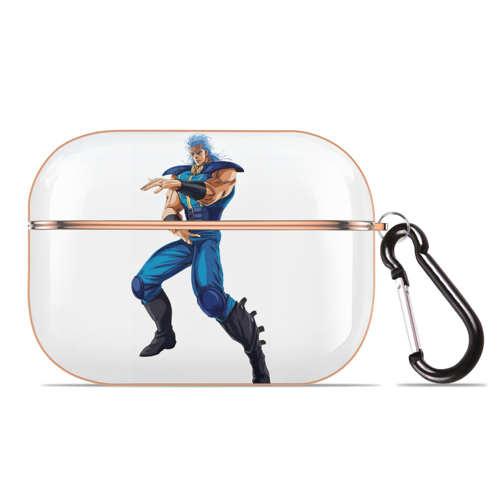（画像用） 北斗の拳 Fist of the North Star 【AirPods Pro用】ハードシェル保護ケース｜耐衝撃・防指紋・カラビナ付き商品仕様