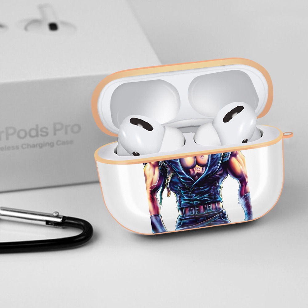 北斗の拳 Fist of the North Star 【AirPods Pro用】ハードシェル保護ケース｜耐衝撃・防指紋・カラビナ付き商品仕様