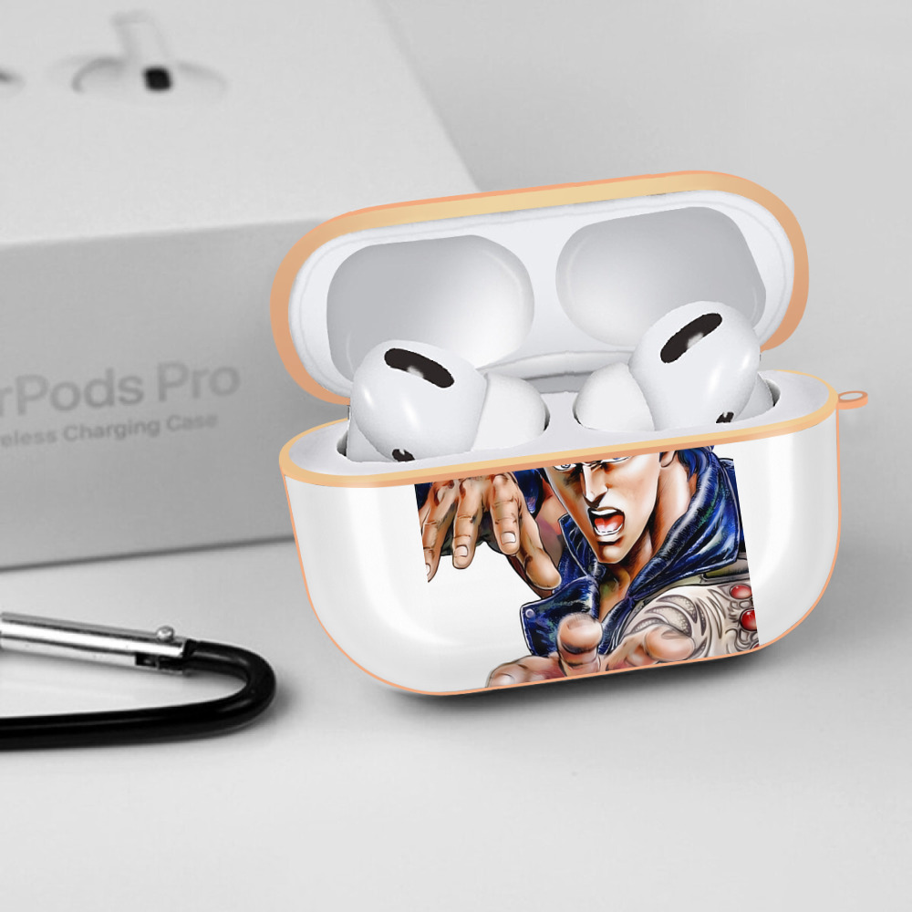 北斗の拳 Fist of the North Star 【AirPods Pro用】ハードシェル保護ケース｜耐衝撃・防指紋・カラビナ付き商品仕様