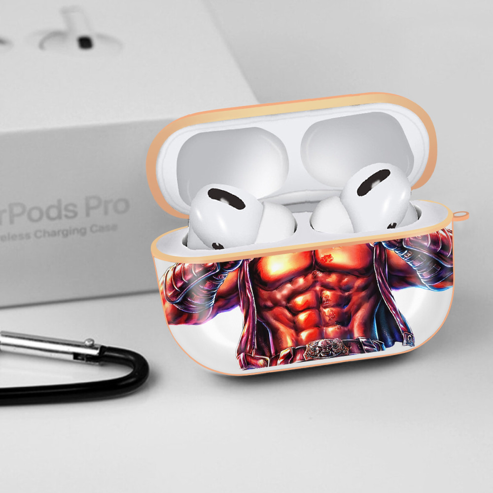 北斗の拳 Fist of the North Star 【AirPods Pro用】ハードシェル保護ケース｜耐衝撃・防指紋・カラビナ付き商品仕様