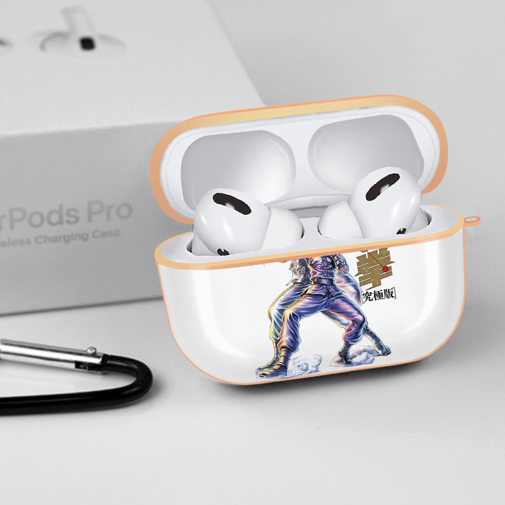 北斗の拳 Fist of the North Star 【AirPods Pro用】ハードシェル保護ケース｜耐衝撃・防指紋・カラビナ付き商品仕様